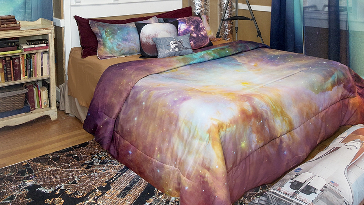 comforter setup