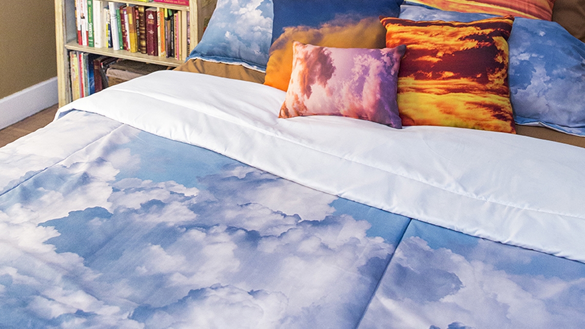 comforter setup